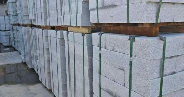 保山芝麻白路牙石，路侧石