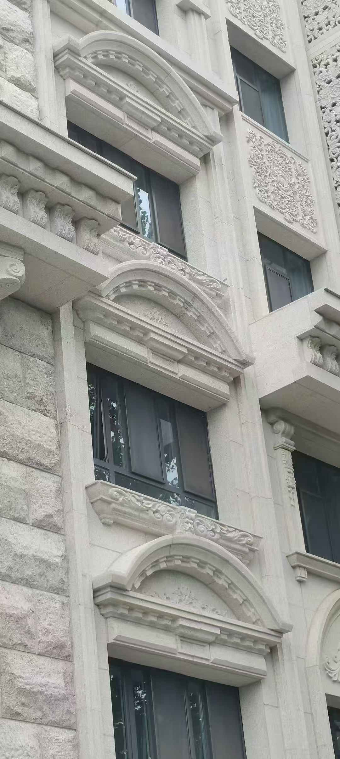 保山芝麻白异形 石材异形定制