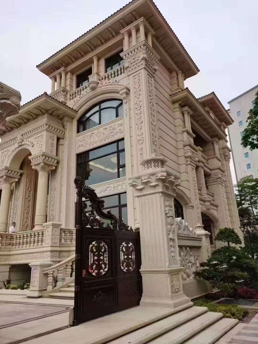 保山黄金麻别墅外墙异形定制