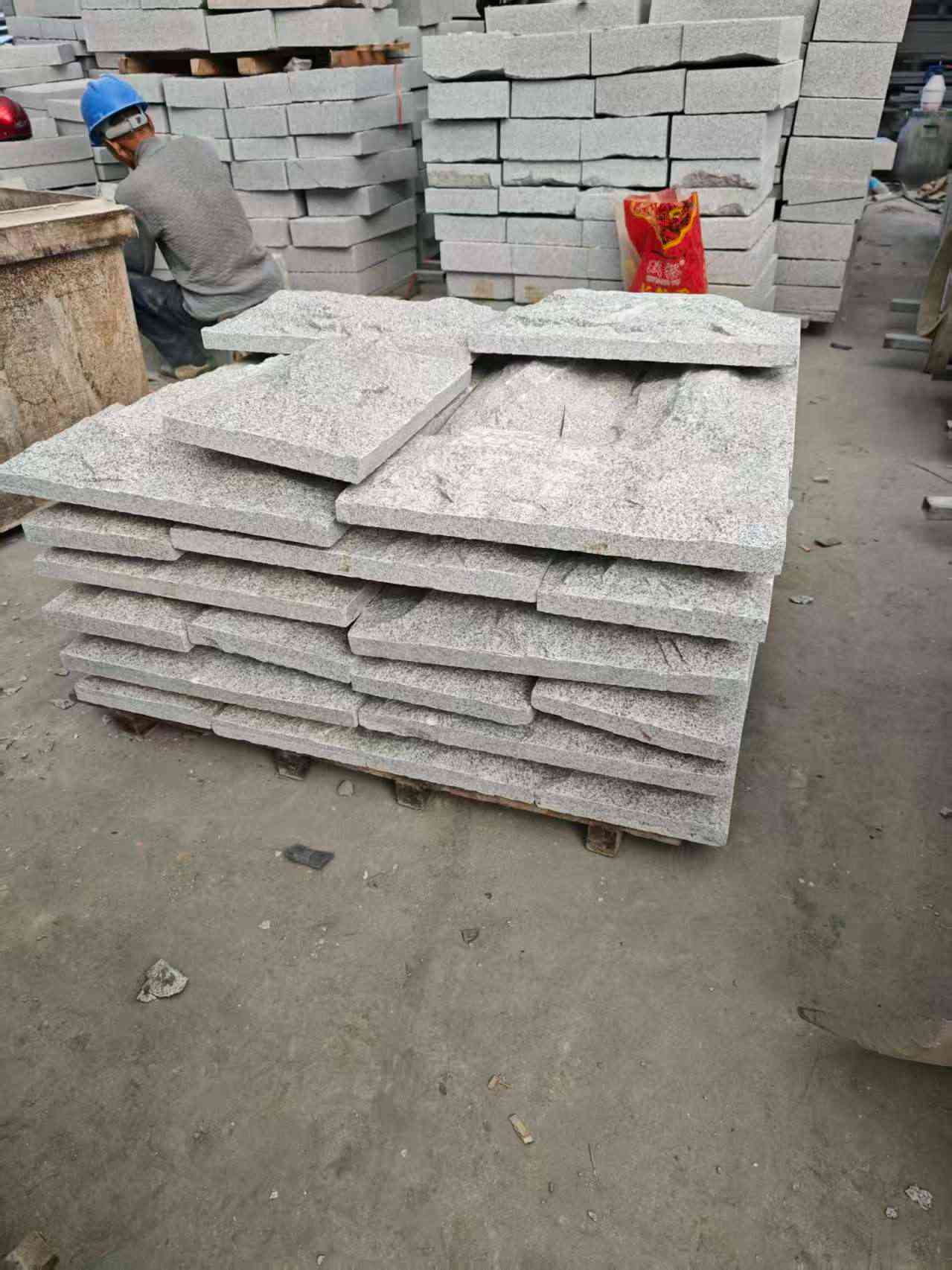 保山芝麻白蘑菇石，自然面