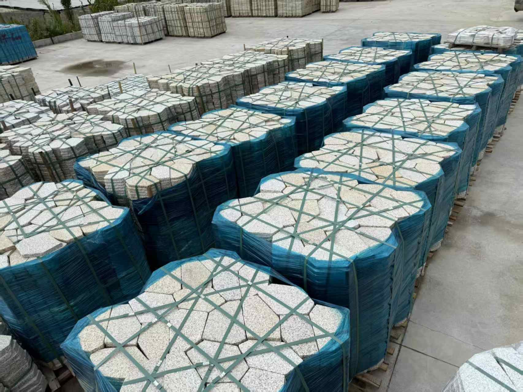 保山黄金麻冰裂纹 碎拼