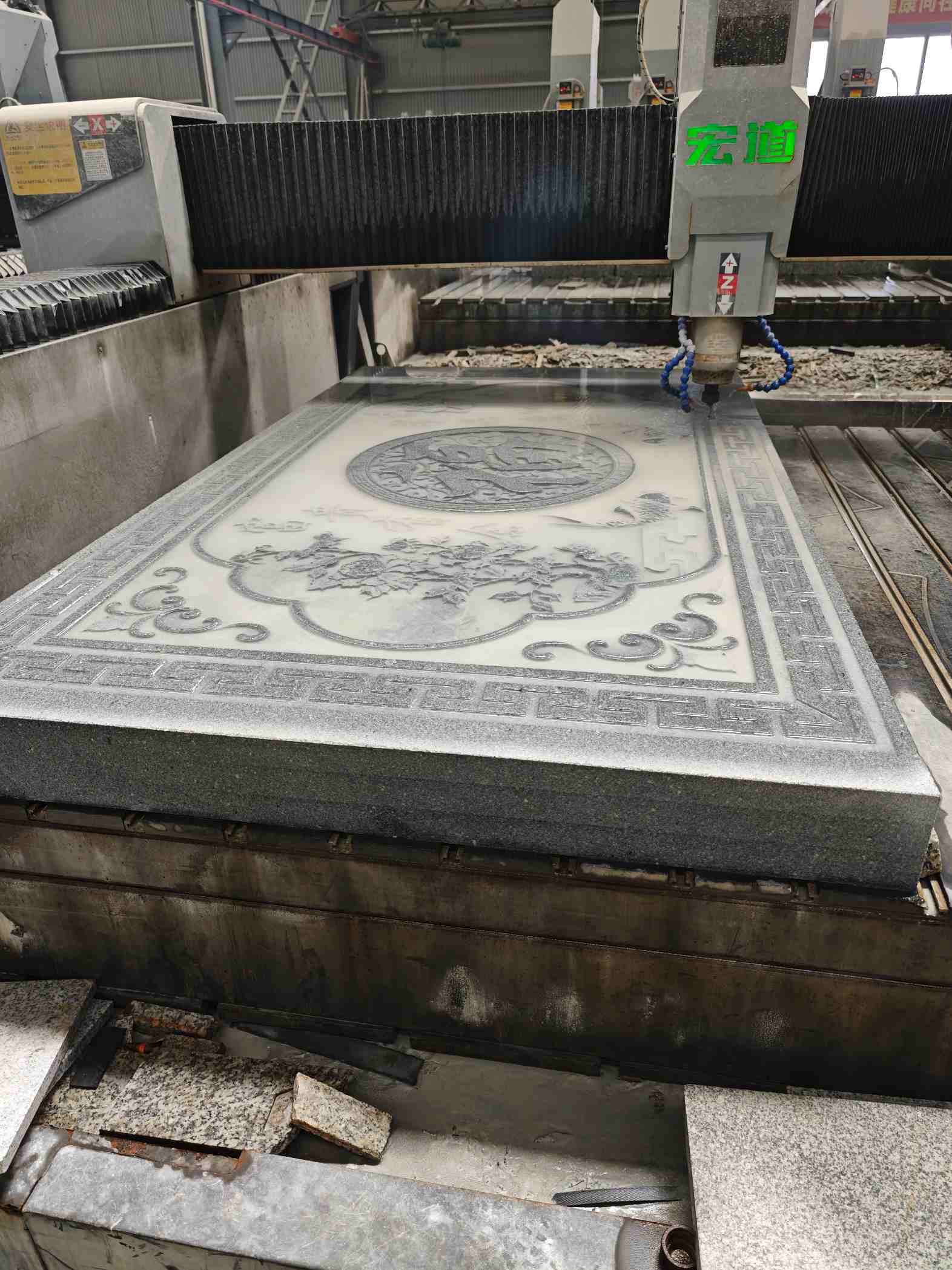 保山芝麻灰雕刻版异形雕刻异形定制